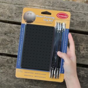 GJJC09B 1PC Painting Stand Base and 20PCS Alligator Clip Stick Set Modeling Tools for Airbrush Hobby Model Parts New - Image 8