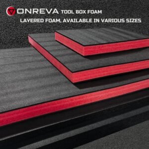 ONREVA Tool Box Foam, 3Pack 22x18x2 inch, Foam Inserts for Cases, Polyethylene Storage Sheets for Toolbox Hard Case, Tool Shadow Insert, Kaizen Organizer Sheet 20 ONREVA Tool Box Foam, 3Pack 22x18x2 inch, Foam Inserts for Cases, Polyethylene Storage Sheets for Toolbox Hard Case, Tool Shadow Insert, Kaizen Organizer Sheet - Image 10