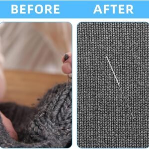 15PCS Snag-Nab-It-Tool, Sliver 2-1/2" Snag-Needle & Snag-Repair-Tool for Leather, Knit Picker Snag Fixer Clothing Needle Tool for Stitching/Cloth/Clothing Nab-Knits & Wovens 13 15PCS Snag-Nab-It-Tool, Sliver 2-1/2" Snag-Needle & Snag-Repair-Tool for Leather, Knit Picker Snag Fixer Clothing Needle Tool for Stitching/Cloth/Clothing Nab-Knits & Wovens - Image 5