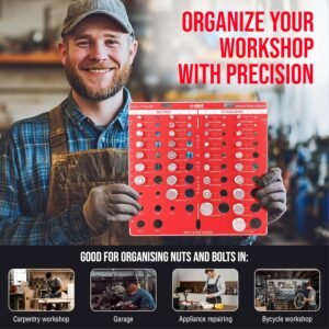 34 Nut and Bolt Thread Checker - Thread Gauge SAE and Metric - Screw Size and Thread Gauge - Bolt Size Finder & Bolt Thread Checker | All-in-One Nut and Bolt Gauge Tool for Industrial Use & DIY 11 34 Nut and Bolt Thread Checker - Thread Gauge SAE and Metric - Screw Size and Thread Gauge - Bolt Size Finder & Bolt Thread Checker | All-in-One Nut and Bolt Gauge Tool for Industrial Use & DIY - Image 4