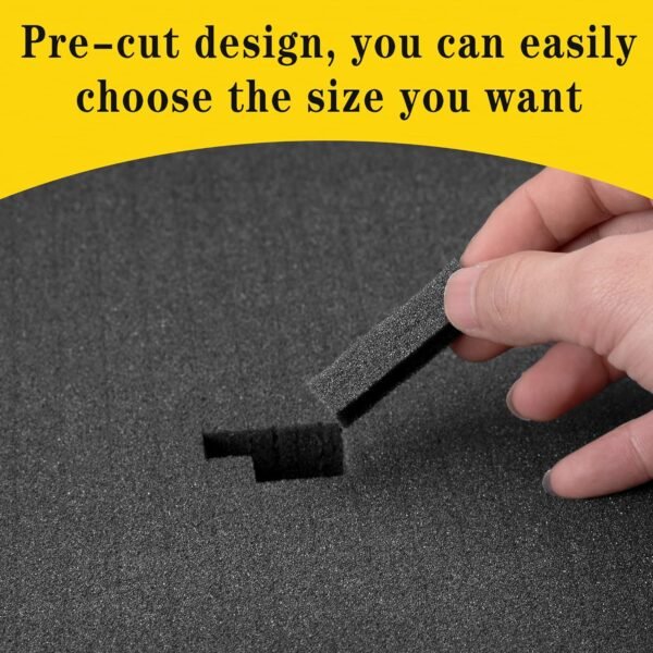 DECOHS 4 PCS Pick Apart Foam Insert- 2 Size Pick and Pluck Foam- Pluck Pre Cube Sheet Foams with Bottom Use for Board Game Box Cases Storage Drawer (Length 12 Inch) 5 91ZDPJN ilL. AC SL1500