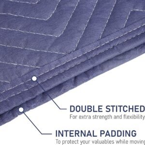 Olympia Tools 4-Pack Heavy Duty Padded Moving Blanket, 72 x 80 in, Packing Blankets for Moving 11 Olympia Tools 4-Pack Heavy Duty Padded Moving Blanket, 72 x 80 in, Packing Blankets for Moving - Image 4