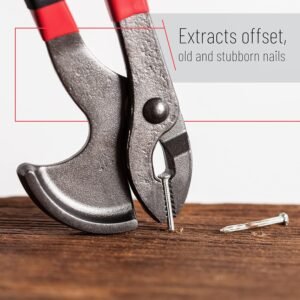 Bates- Nail Puller, Pliers, 11" Nail Remover Tool, Multi Tool, Hand Tools, Staple Puller, Carpenter Tools, Staple Remover, Trim Puller, Nail Remover, Nail Pliers, Cats Paw Nail Puller Tool - Image 8