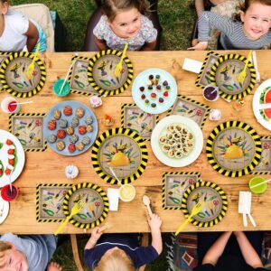 chiazllta 96 Pcs Handyman Tools Party Paper Plate and Napkins Construction Birthday Party Decorations Little Builder Handy Party Paper Plates Napkins Forks for Party Favors 24 Guests 14 chiazllta 96 Pcs Handyman Tools Party Paper Plate and Napkins Construction Birthday Party Decorations Little Builder Handy Party Paper Plates Napkins Forks for Party Favors 24 Guests - Image 6