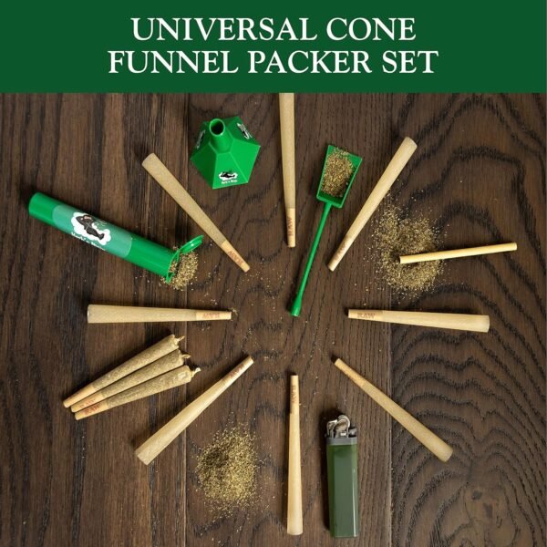 Herb’n Ninja Cone Loader for 1¼, King Size, and Large Cones | Easy Pre Roll Packing Tool with Funnel and Shovel | Fast, Clean, and Efficient Cone Filling Accessory (Pink) 10 A1AZWK45cKL. AC SL1500