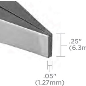 Pliers – Tronex Flat Nose – Short, Wide Smooth Jaw (Standard Handle) • P545 - Image 6