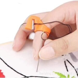 15 Pieces Finger Knife Ring Plastic Quilting Thread Cutter Thimble Sewing Accessories Handcraft DIY Tool with Blade for Cutting Yarn, Fishing Line, Weaving, Mixed Color - Image 6