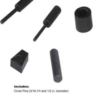 KAKA INDUSTRIAL Mini Universal Bender MUB-1 | Hardened Steel Wire and Flat Metal Bender | 5/16 inch Rod, 1x1/8 inch Flat 18 KAKA INDUSTRIAL Mini Universal Bender MUB-1 | Hardened Steel Wire and Flat Metal Bender | 5/16 inch Rod, 1x1/8 inch Flat - Image 9