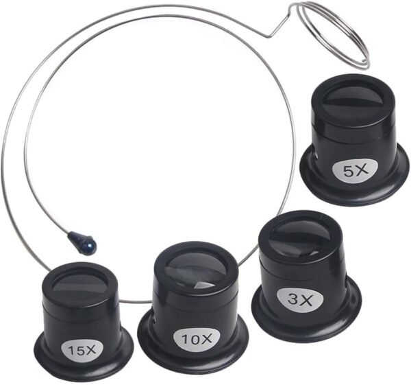 Jewelers Portable Monocular Magnifier Magnifying Glass Eye Loop Magnifier Lens Watch Jewelry Experimental Repair Tool for Textile Optical Circuit Coins 2 5197WQzDxBL. AC SL1002