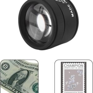 30X Jewelers Loupe, Loupe Magnifier Jewelers Magnifying Glass Jewelry Loop Optical Eye Loops Handheld Repair Tool Desktop Pocket Lens for Textile Stamps Board Gems Coins Map Craft - Image 4