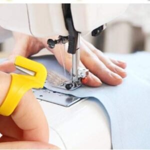 15 Pieces Finger Knife Ring Plastic Quilting Thread Cutter Thimble Sewing Accessories Handcraft DIY Tool with Blade for Cutting Yarn, Fishing Line, Weaving, Mixed Color - Image 4