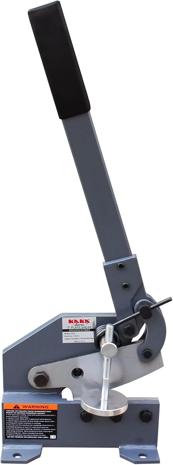 KAKA INDUSTRIAL Metal Shear, 5 Inch Sheet Metal Cutter for Steel Bars and Copper Plates,Hand Tool for Auto Repair, HVAC Duct Trimming,DIY Workshops HS-5 2 51Z BHnB9RL. AC SL1500