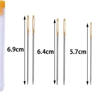 11 Pieces Bookbinding Kit Starter Tools Set Bone Folder Paper Creaser, Waxed Thread, Awl, Large-Eye Needles for DIY Bookbinding Crafts and Sewing Supplies - Image 5