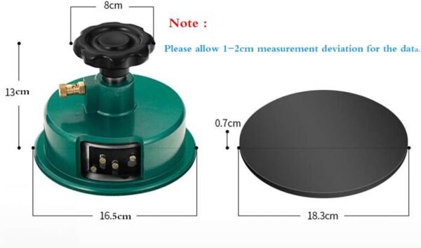 Fabric Sampler Cutter, High Precision 100 Sqcm Round Cloth Sample Disk Cutter, Fabric Weight Cutter,Textile Fabric GSM Sampling for Cloth Device Weight Instrument Sampler Paper Cutting (Green) 3 51jwOffiTKL. AC SL1001