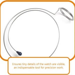 DOITOOL Eye Clip Magnifying Glass Loupe for Watch Repair 1.38 Inch Glass Lens Headband Magnifier with Removable Wire Straps for Jewelry Making Circuit Board Inspection - Image 6