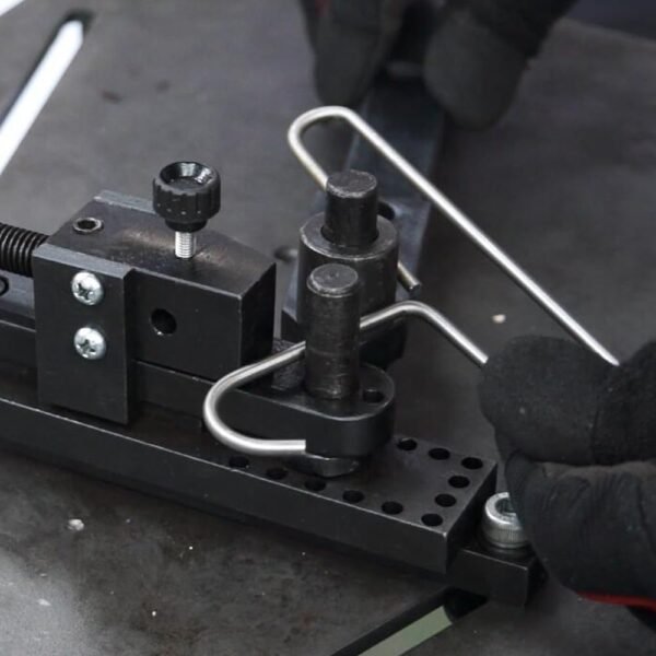 KAKA INDUSTRIAL Mini Universal Bender MUB-1 | Hardened Steel Wire and Flat Metal Bender | 5/16 inch Rod, 1x1/8 inch Flat 6 51pzSucm2EL. AC SL1000