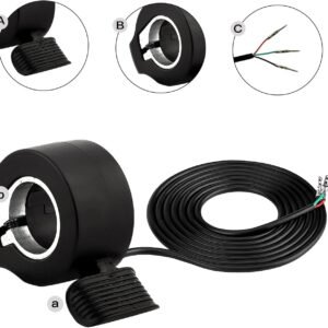 Thumb Throttle Ebike: Electric Scooter Throttle, Ebike Throttle, 7/8inch (22mm) Thumb Throttle Speed Control, 12V-72V Universal Controller for E-Bike Electric Scooters - Image 9