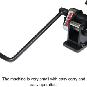 KAKA INDUSTRIAL Manual Ring Roll Bender PR-3 | 3 inch Min. Diameter Roller for 1/4 inch Round Bar and 1x3/16 inch Flat Bar | Hand Crank Design for Chandeliers, Plant Holders​ - Image 7