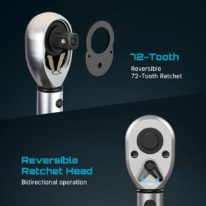 Seesii Digital Torque Wrench 1/2" Drive (217 N·m) 16 Seesii Digital Torque Wrench 1/2" Drive (217 N·m) - Image 6