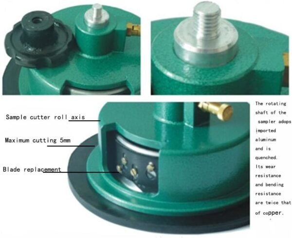 Fabric Sampler Cutter, High Precision 100 Sqcm Round Cloth Sample Disk Cutter, Fabric Weight Cutter,Textile Fabric GSM Sampling for Cloth Device Weight Instrument Sampler Paper Cutting (Green) 5 61A7yykZQAL. AC SL1001