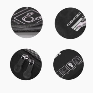 Packing Cubes Set Travel Luggage Organizers Suitcase Lightweight Accessories Black 13 Packing Cubes Set Travel Luggage Organizers Suitcase Lightweight Accessories Black - Image 6