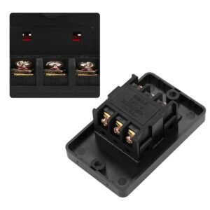 AC220V/380V 10A ON Off Pushbutton Switch, Self Locking and Automatic Reset Control for Mechanical Equipment, Textile Machinery, Great Water Proof Performance - Image 7