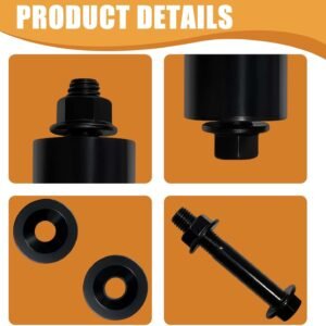 Fit Dzus Fastener Dimpling Die Tool,0.75" x 0.2" Quick Turn/Quarter Turn Industrial Metal Fabrication Kit(Black) - Image 6