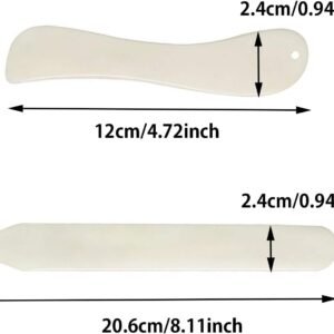 11 Pieces Bookbinding Kit Starter Tools Set Bone Folder Paper Creaser, Waxed Thread, Awl, Large-Eye Needles for DIY Bookbinding Crafts and Sewing Supplies - Image 3