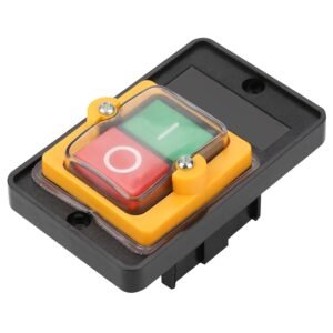 AC220V/380V 10A ON Off Pushbutton Switch, Self Locking and Automatic Reset Control for Mechanical Equipment, Textile Machinery, Great Water Proof Performance - Image 9