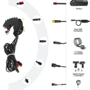 BAFANG 48V 1000W 30A BBSHD BBS BBS03B Controller Electric Bike Controller Accessories for Mid Drive Crank Engine Kits 14 BAFANG 48V 1000W 30A BBSHD BBS BBS03B Controller Electric Bike Controller Accessories for Mid Drive Crank Engine Kits - Image 4