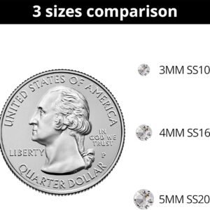 Hotfix Applicator Bedazzler Kit with Rhinestones 5200 Pcs, Hot Fix Bedazzling Kit Crystals Rhinestone Applicator Tool for Clothing, Clothes, Fabric, Shirt, Heat Pen Bedazzle Gems Setter Wand with Tips 12 Hotfix Applicator Bedazzler Kit with Rhinestones 5200 Pcs, Hot Fix Bedazzling Kit Crystals Rhinestone Applicator Tool for Clothing, Clothes, Fabric, Shirt, Heat Pen Bedazzle Gems Setter Wand with Tips - Image 5