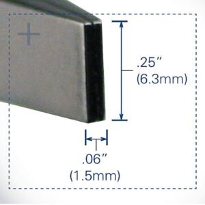 Pliers – Tronex Flat Nose – Short, Wide Smooth Jaw (Standard Handle) • P545 - Image 8