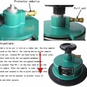 Fabric Sampler Cutter, High Precision 100 Sqcm Round Cloth Sample Disk Cutter, Fabric Weight Cutter,Textile Fabric GSM Sampling for Cloth Device Weight Instrument Sampler Paper Cutting (Green) 13 Fabric Sampler Cutter, High Precision 100 Sqcm Round Cloth Sample Disk Cutter, Fabric Weight Cutter,Textile Fabric GSM Sampling for Cloth Device Weight Instrument Sampler Paper Cutting (Green) - Image 6