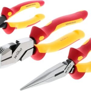 Wiha 32968 3 Piece Insulated Industrial Grip Pliers and Cutters Set, Red 21 Wiha 32968 3 Piece Insulated Industrial Grip Pliers and Cutters Set, Red - Image 10