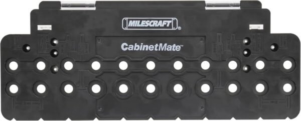 Milescraft 1316 CabinetMate - Shelf Pin Drilling Jig, Create Holes for Wobble Free Shelves. Cabinet Drill Guide for Straight Holes. Includes Drill Bit an Index Pins and Built-In Storage 5 61RWsdXY+2L. AC SL1500