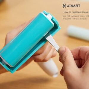 Xinart Brayer Rollers & Mat Remover Tool Set for Fabric Crafting, Reusable Sticky Lint Rollers Tool for Clothes/T-Shirts Heat Transfer Projects 13 Xinart Brayer Rollers & Mat Remover Tool Set for Fabric Crafting, Reusable Sticky Lint Rollers Tool for Clothes/T-Shirts Heat Transfer Projects - Image 6