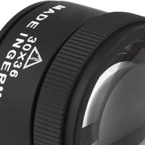 30X Jewelers Loupe, Loupe Magnifier Jewelers Magnifying Glass Jewelry Loop Optical Eye Loops Handheld Repair Tool Desktop Pocket Lens for Textile Stamps Board Gems Coins Map Craft - Image 10