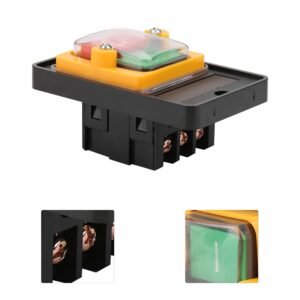 AC220V/380V 10A ON Off Pushbutton Switch, Self Locking and Automatic Reset Control for Mechanical Equipment, Textile Machinery, Great Water Proof Performance - Image 4