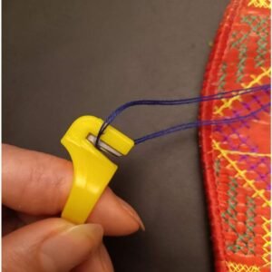 15 Pieces Finger Knife Ring Plastic Quilting Thread Cutter Thimble Sewing Accessories Handcraft DIY Tool with Blade for Cutting Yarn, Fishing Line, Weaving, Mixed Color - Image 7