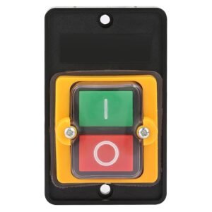 AC220V/380V 10A ON Off Pushbutton Switch, Self Locking and Automatic Reset Control for Mechanical Equipment, Textile Machinery, Great Water Proof Performance - Image 3