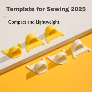 4Pcs Sewing Templates for Even Stitching, Seam Guides Kit for Consistent Stitches, DIY Stitching Guide Tool Seam Finishing, Quilting & Sewing Aids (White-4mm &3mm) - Image 3