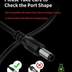 VHBW 42V Charger for Jetson Electric Bike, Compatible with Jetson Bolt, Bolt Pro, Adventure, Journey, LX10, J5, J8 Bikes and for Jetson Eris, Ora Pro, Racer, Rhythm, Ryder Scooters 13 VHBW 42V Charger for Jetson Electric Bike, Compatible with Jetson Bolt, Bolt Pro, Adventure, Journey, LX10, J5, J8 Bikes and for Jetson Eris, Ora Pro, Racer, Rhythm, Ryder Scooters - Image 6