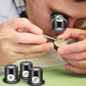 Jewelers Portable Monocular Magnifier Magnifying Glass Eye Loop Magnifier Lens Watch Jewelry Experimental Repair Tool for Textile Optical Circuit Coins 16 Jewelers Portable Monocular Magnifier Magnifying Glass Eye Loop Magnifier Lens Watch Jewelry Experimental Repair Tool for Textile Optical Circuit Coins - Image 6