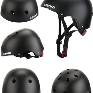 Kids Bike Helmet,Toddler Skateboard Helmets for Ages 2-3-5-8-14 Years Boys Girls，Adjustable Multi-Sport Bicycle Skateboarding Football Roller Skating Scooter Rollerblade Balance Bike Helmet - Image 3