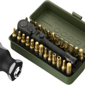 KESI Tool Torx Bit Set 77-Piece, Fully Armed Bits Ratchet Set with 13-Piece 1/4" Dr. Low Profile Sockets, 1/4" Dr 29-piece, and 35-piece Multi Function Bit Set - Image 8