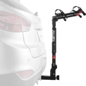 Allen Sports High Capacity Locking Premier 2-Bike Model for Electric Bikes, Model QR520EB, Black, (QR520-EB) - Image 6