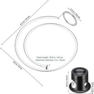 Jewelers Portable Monocular Magnifier Magnifying Glass Eye Loop Magnifier Lens Watch Jewelry Experimental Repair Tool for Textile Optical Circuit Coins 14 Jewelers Portable Monocular Magnifier Magnifying Glass Eye Loop Magnifier Lens Watch Jewelry Experimental Repair Tool for Textile Optical Circuit Coins - Image 4