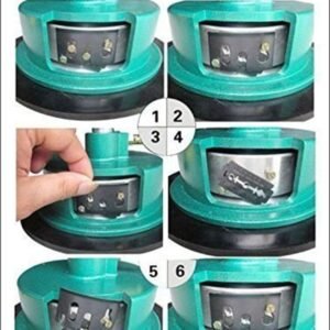 Fabric Sampler Cutter, High Precision 100 Sqcm Round Cloth Sample Disk Cutter, Fabric Weight Cutter,Textile Fabric GSM Sampling for Cloth Device Weight Instrument Sampler Paper Cutting (Green) 14 Fabric Sampler Cutter, High Precision 100 Sqcm Round Cloth Sample Disk Cutter, Fabric Weight Cutter,Textile Fabric GSM Sampling for Cloth Device Weight Instrument Sampler Paper Cutting (Green) - Image 7