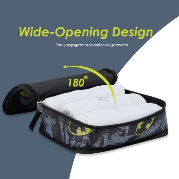 DC Comics Batman Packing Cube Set - Batman, Robin, Superman, Joker - 5 Piece Packing Cube Travel Essential - Luggage Organizer Set - For Kids,Teens,Adults 7 71+1JiJgbKL. AC SL1500