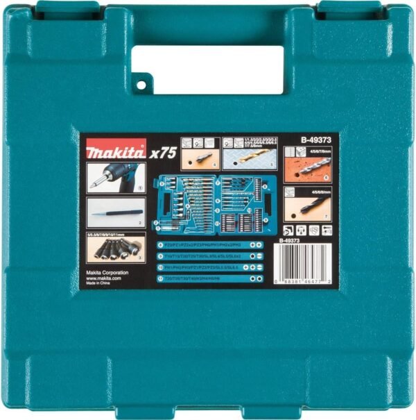 Makita B-49373 75 PC Metric Drill and Screw Bit Set 4 711LxYfY7zL. AC SL1500